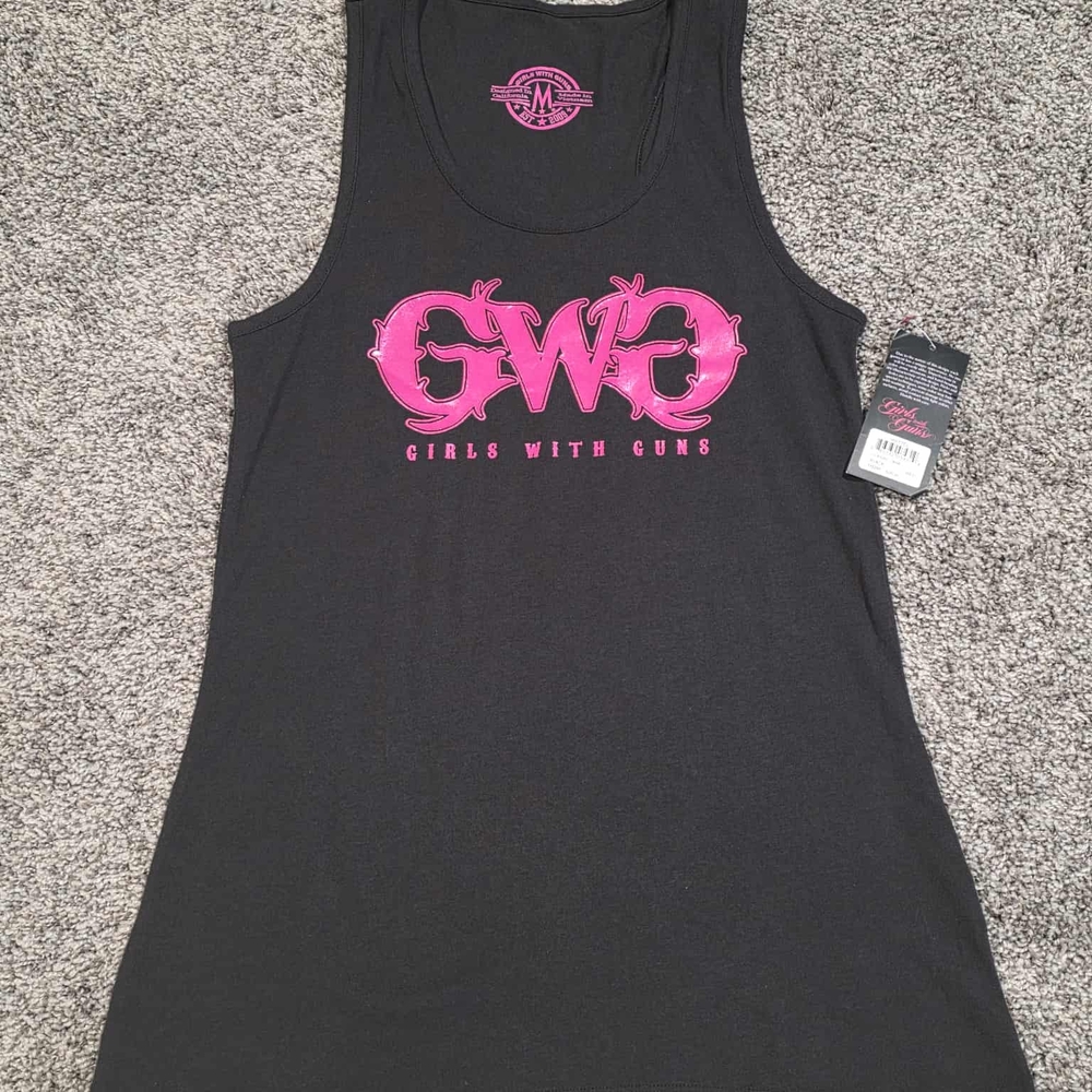 Girls With Guns Black Tank Top